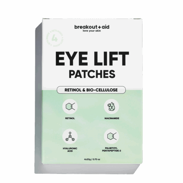 Breakout Aid - Biocellulose oogmasker met retinol – liftend & verstevigend