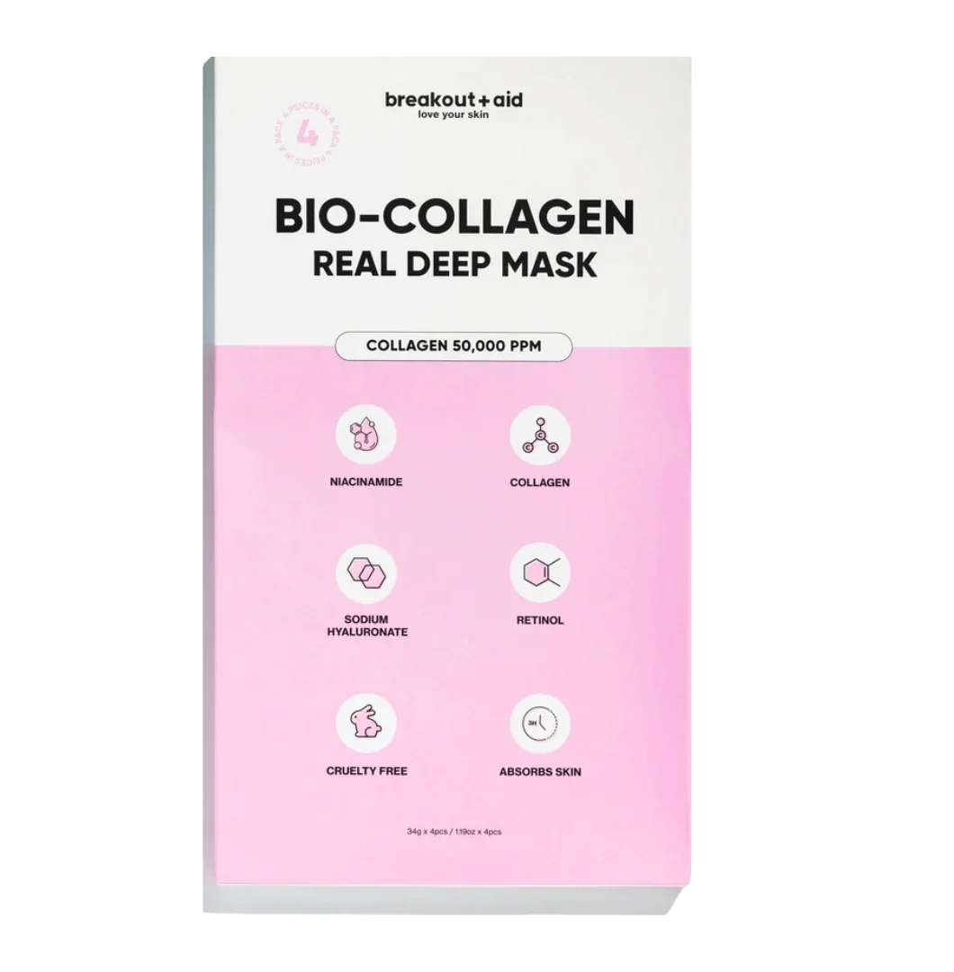 Breakout Aid - Bio-collageen masker voor een stralende huid