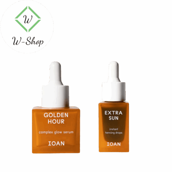 IOAN BRONZED GLOW BOX: Golden Hour serum + Extra Sun tanning drops