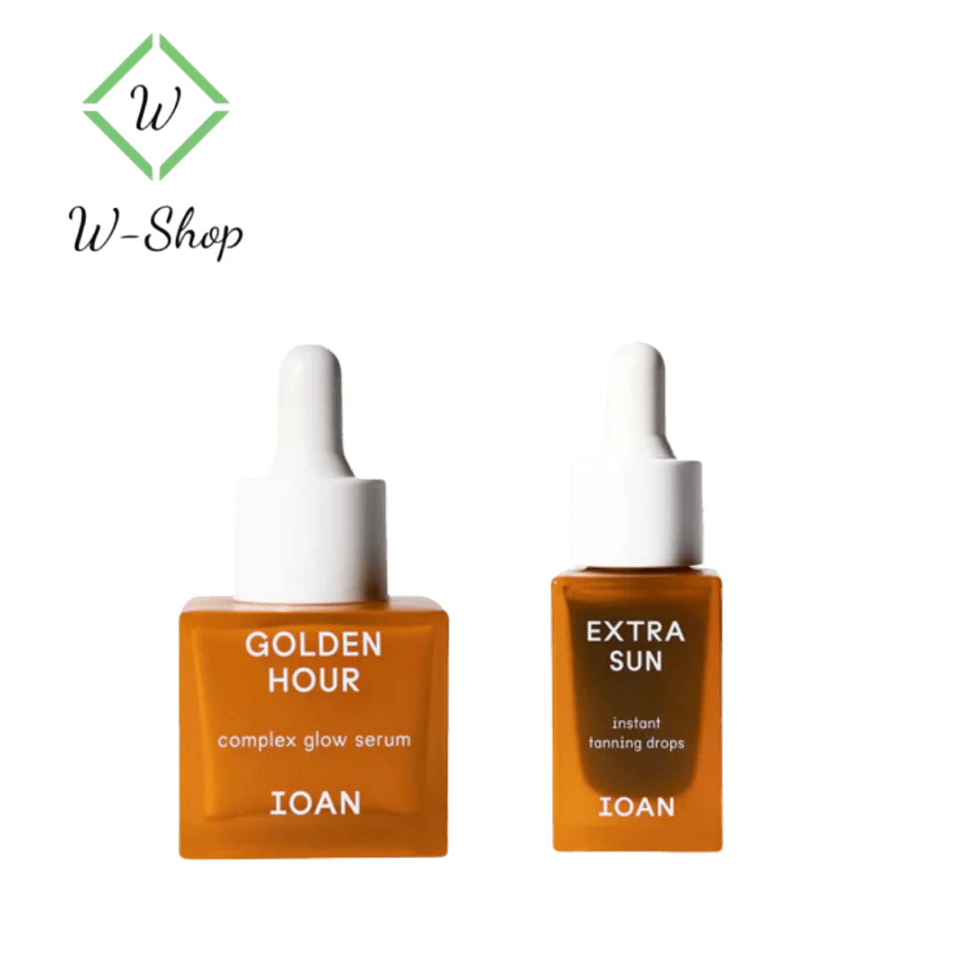 IOAN BRONZED GLOW BOX: Golden Hour serum + Extra Sun tanning drops